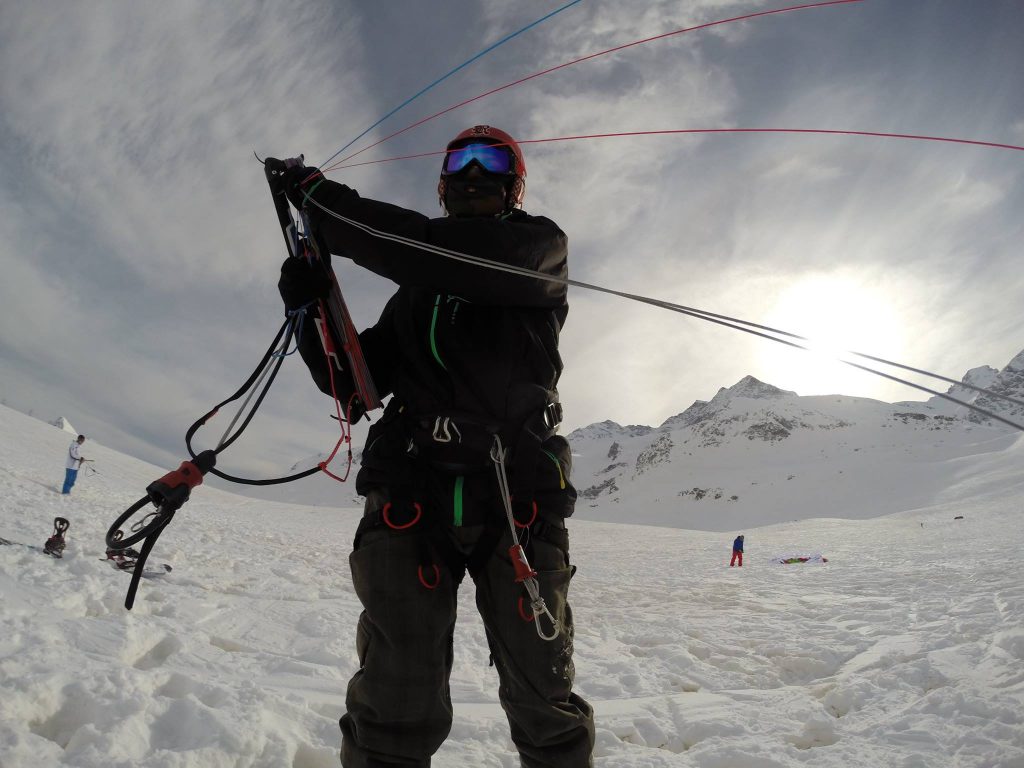 Snowkiting