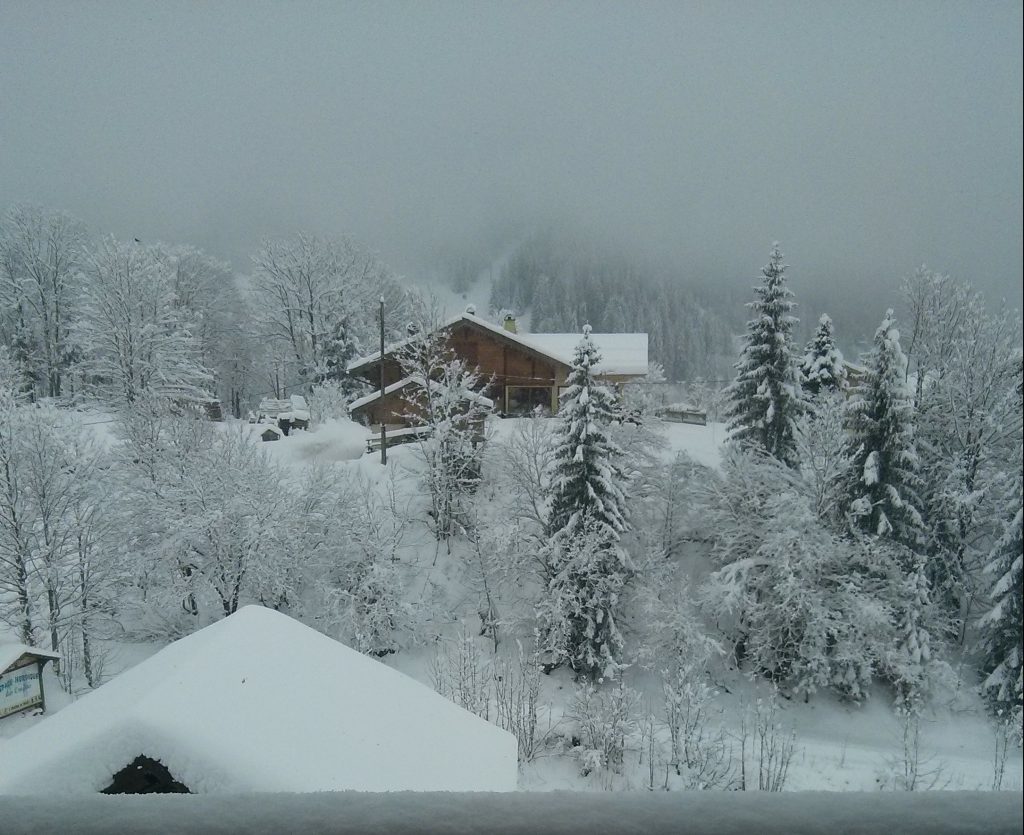 Fresh snow in La Clusaz